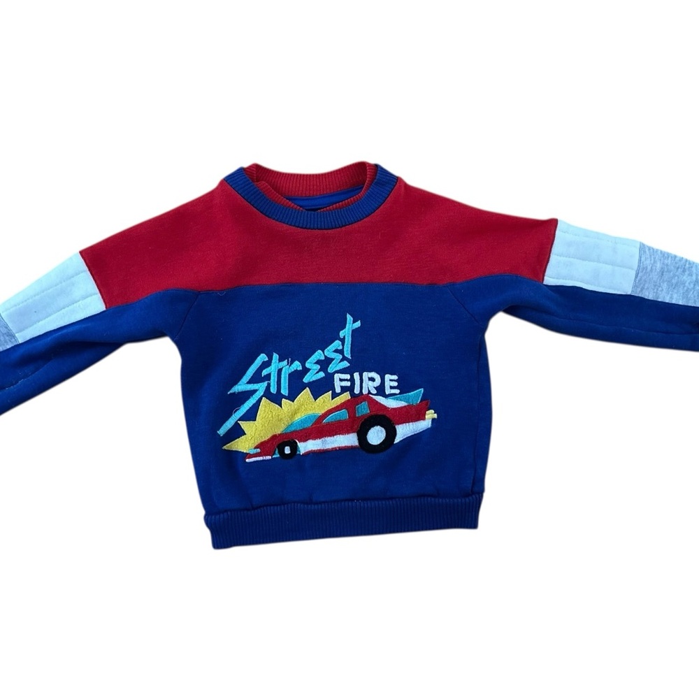 Vintage Street Fire Kids Sweatshirt